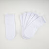 Pack 7 Calcetines Corto Blanco Icono