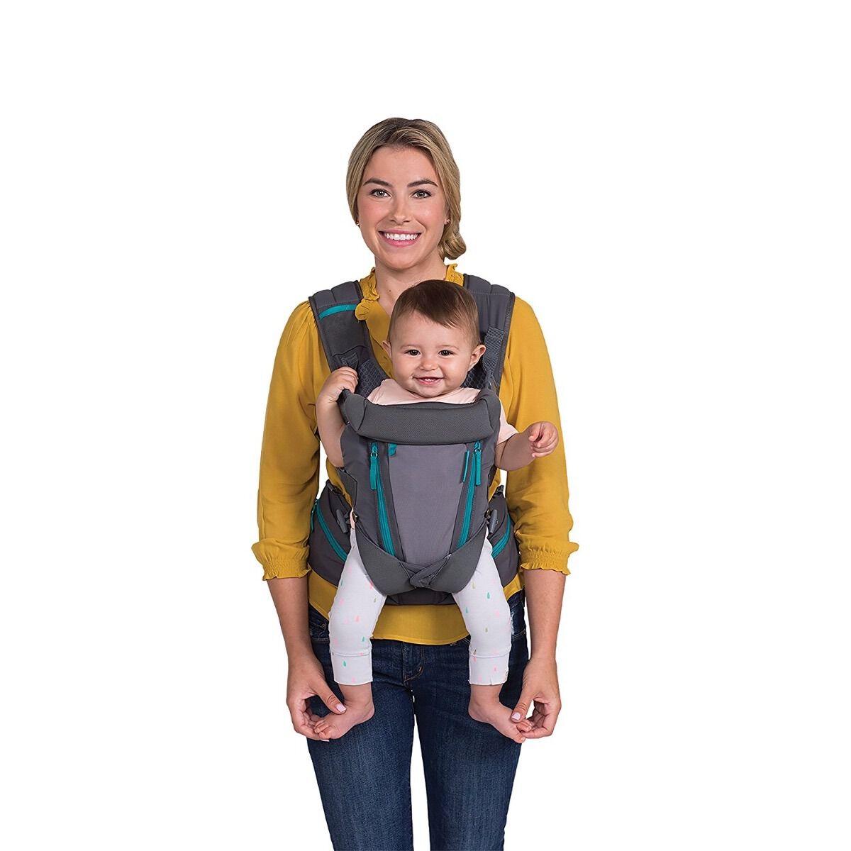 Porta Bebe Carry On Gris Infantino