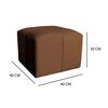 Sofá + 2 Pouff Diseños A&M Home Maxi 5 Personas Chocolate