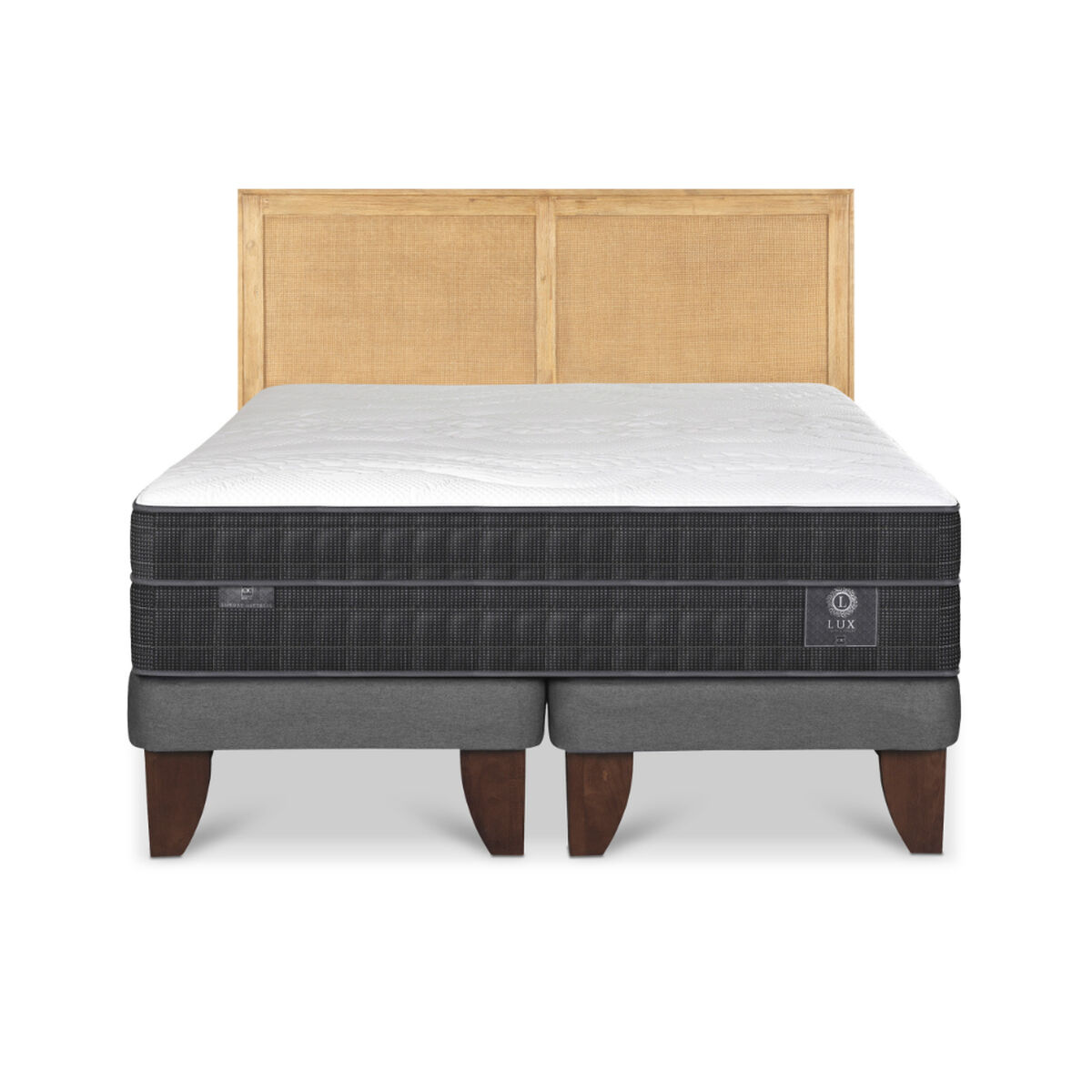 Cama Europea CIC 2 Plazas Lux + 1 Respaldo Sava