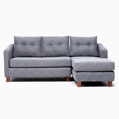 Imagen 1 del producto Sofá Seccional Barra Design Elena Derecho 3 Cuerpos Gris