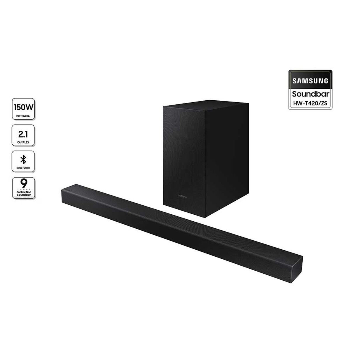 Soundbar Samsung HW-T420/ZS Negro