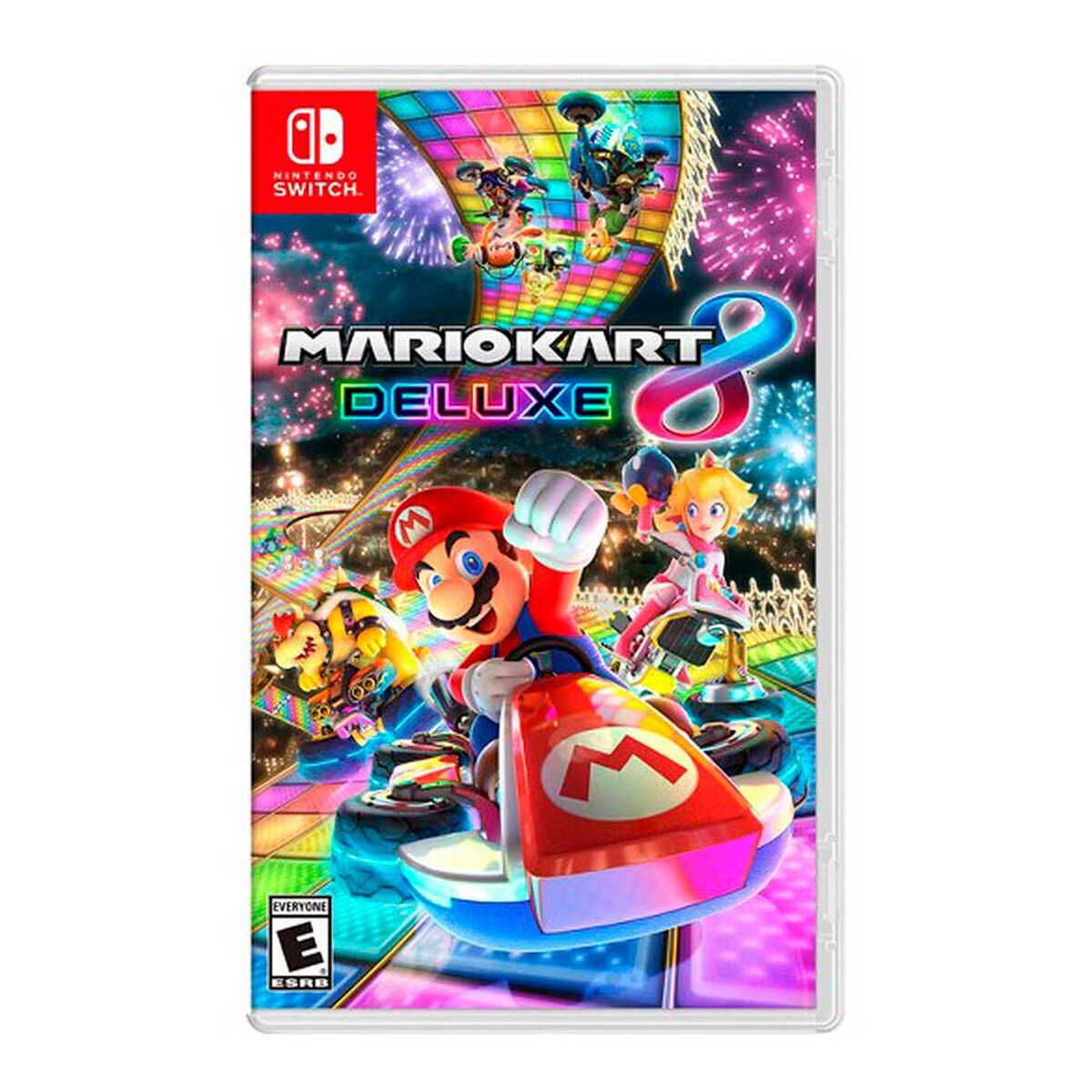 Combo Consola Nintendo Switch Ne&oacute;n + Control Inal&aacute;mbrico Joy-Con Rosado Verde + Juego Mario Kart 8 Deluxe