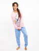 Pijama de Algodón Manga Larga Mujer morning Snoopy