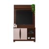Centro Entretenimiento Almore Budapest Hasta 70" Café y Off White