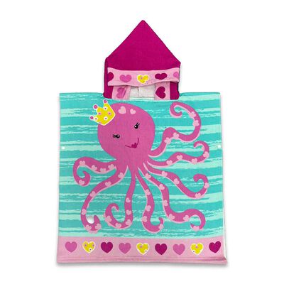 Toalla de Playa con Capucha Doral Aruba Pulpo 70x140 cm