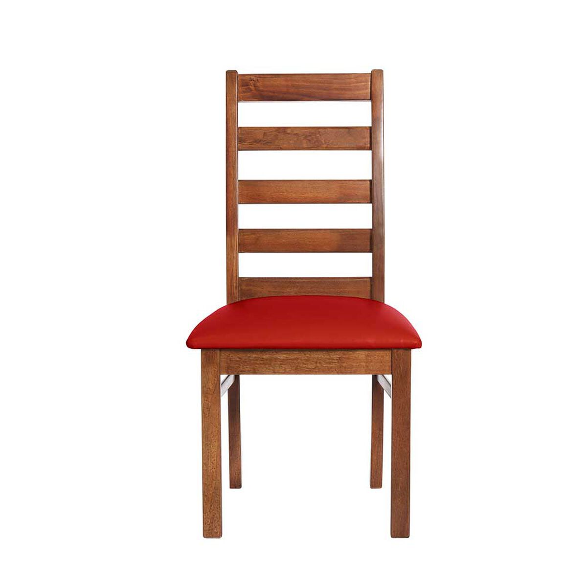 Juego de Comedor Latam Home Sevilla Burgos 2 Sillas + 2 Bancas PU Rojo