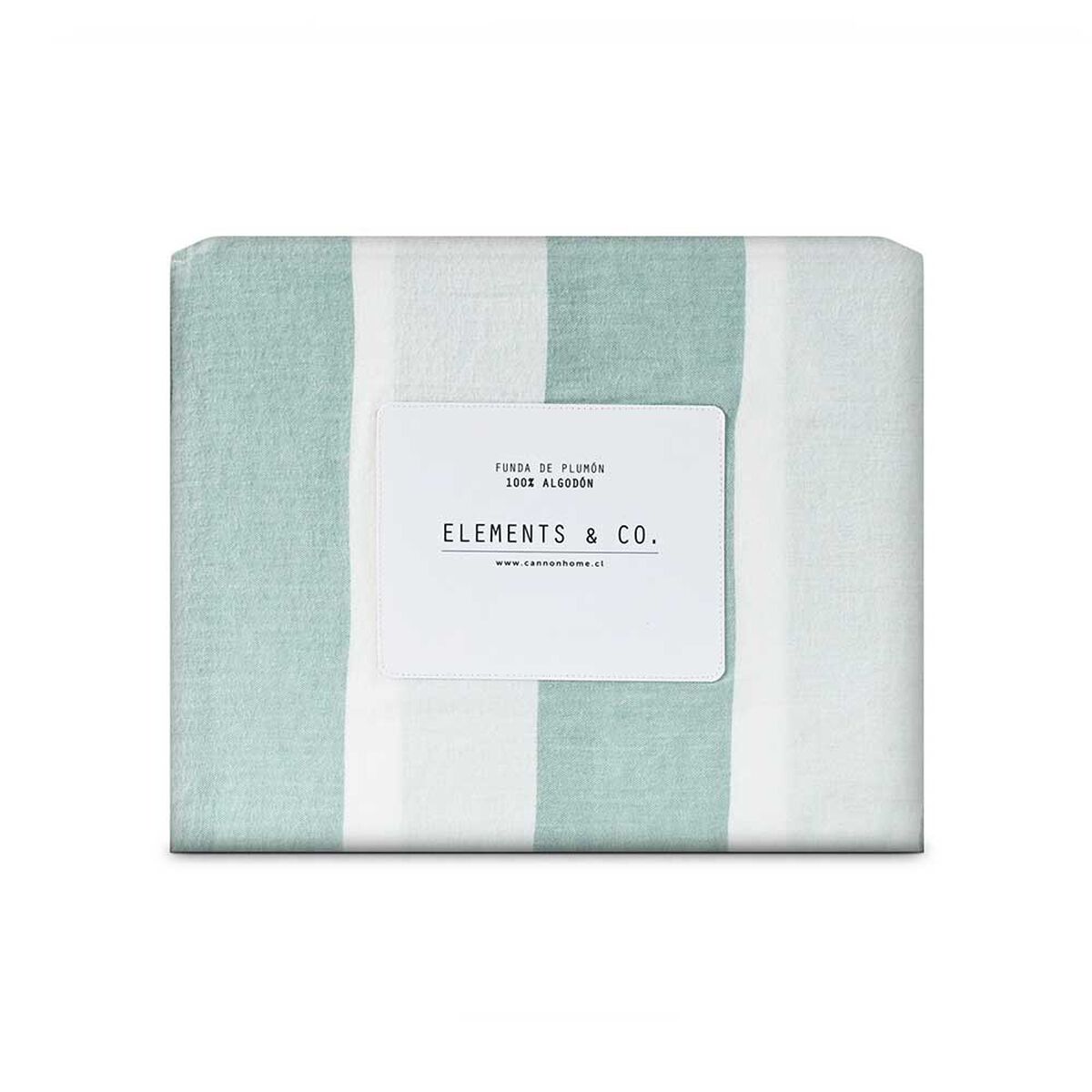 Funda de Plumón Elements & Co Súper King Stripe Sage