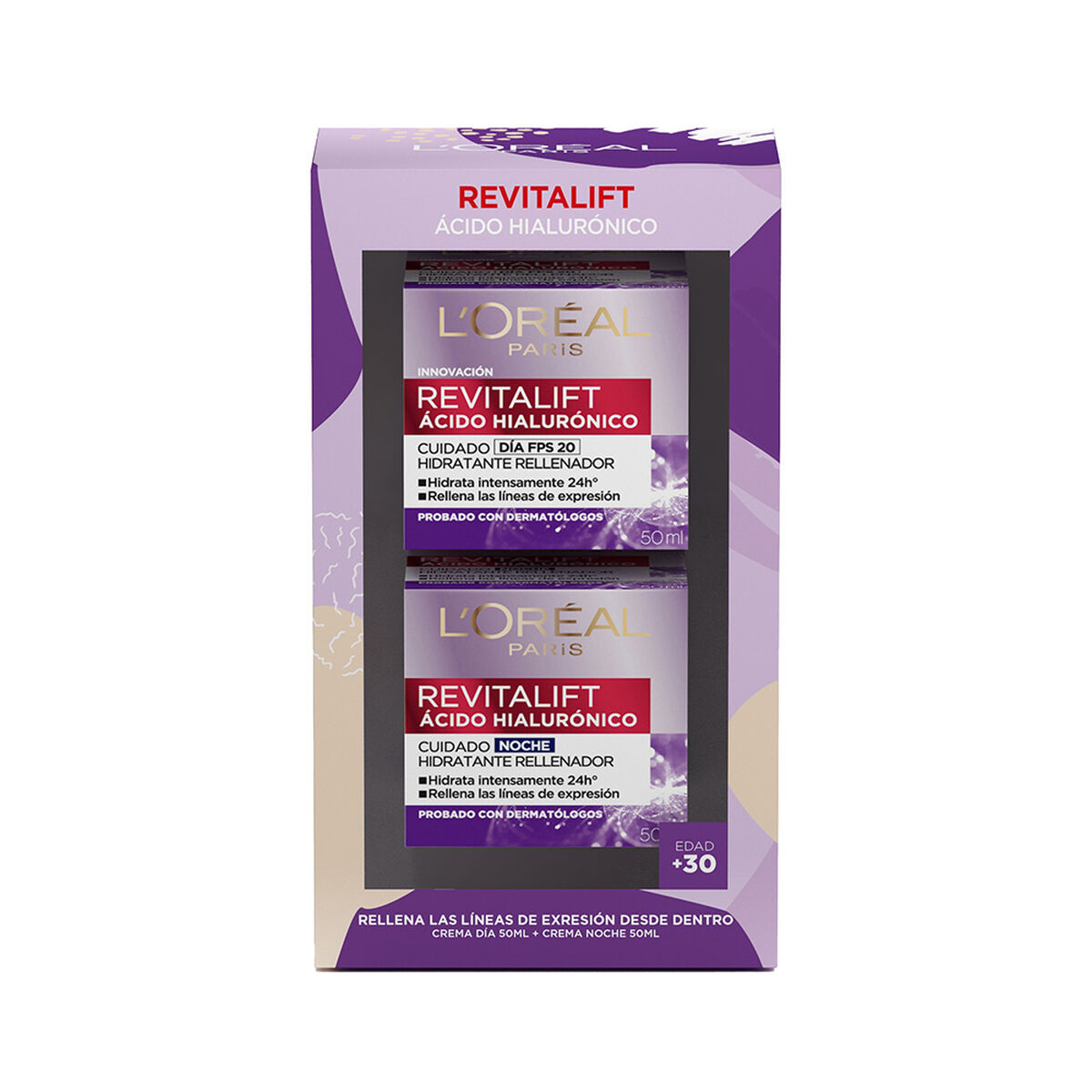 Pack Revitalift Ácido Hialurónico Cremas Día + Noche