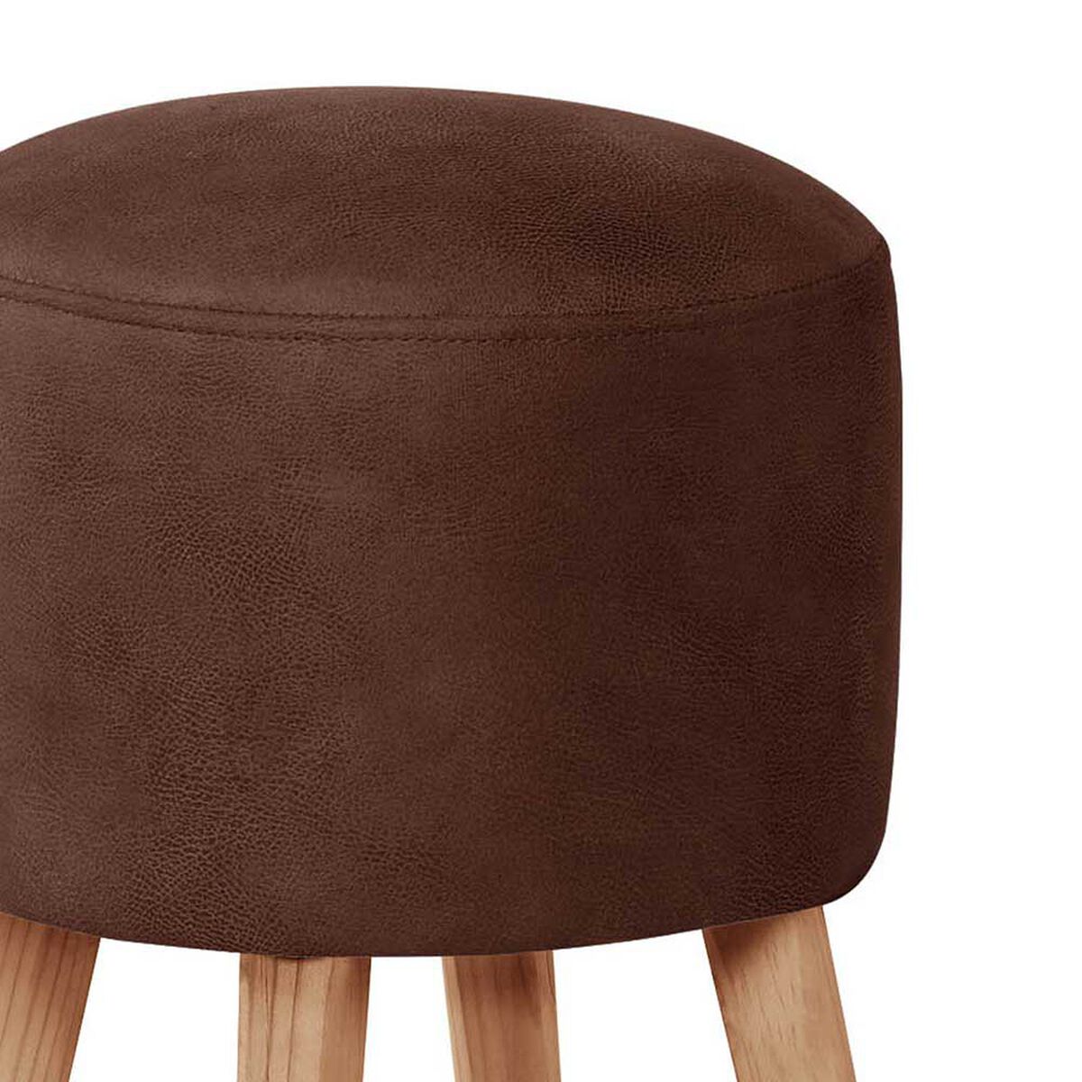 Pouf Latam Home Nantes Cuero Kentucky Café Moro