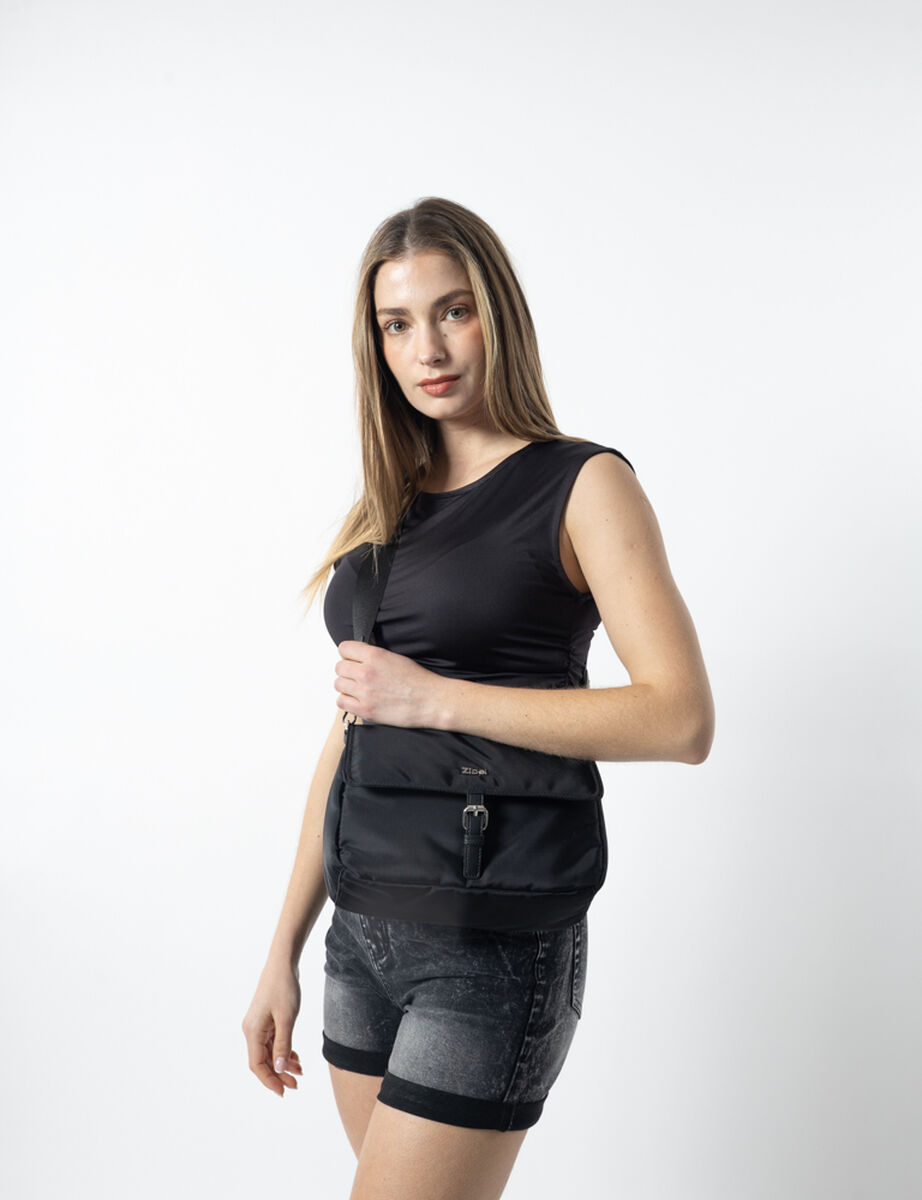Cartera Cross Bag Negra Mujer Zibel