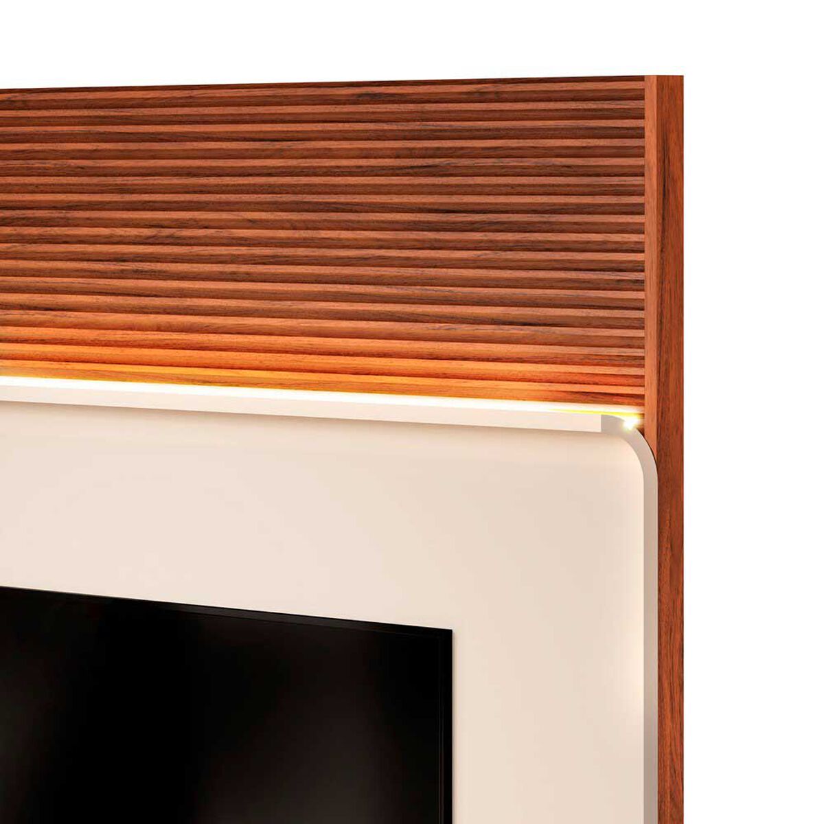 Panel TV Altavision Taylor Blanco y Café