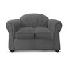 Juego de Living Elegant Detail Marsella Sofá 3 Cuerpos + Sofá 2 cuerpos + Sillón 1 Cuerpo Gris