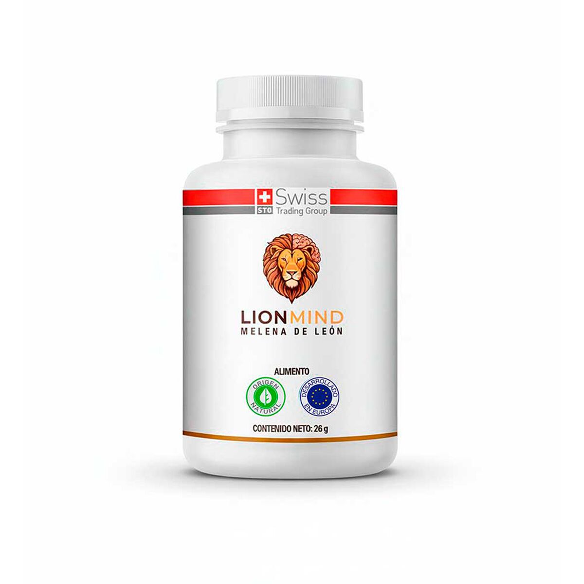 LionMind Melena de Le&oacute;n Activa tu Cerebro m&aacute;s Foco y Memoria 2 meses