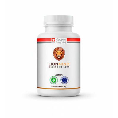 Imagen 1 del producto LionMind Melena de León Activa tu Cerebro más Foco y Memoria 2 meses