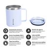 Taza Térmica Lhotse Camping 350 ml Blanco