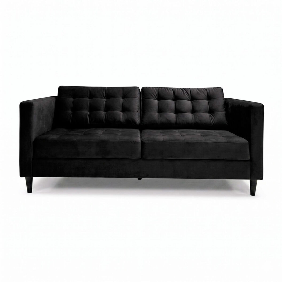 Sof&aacute; Muebles MPR Siena 2 Cuerpos Negro