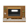 Home TV Di Poretti Design Ouro TV Hasta 75" Caf&eacute; Claro