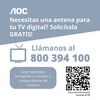 LED 50" AOC 50U6125 Smart TV 4K UHD