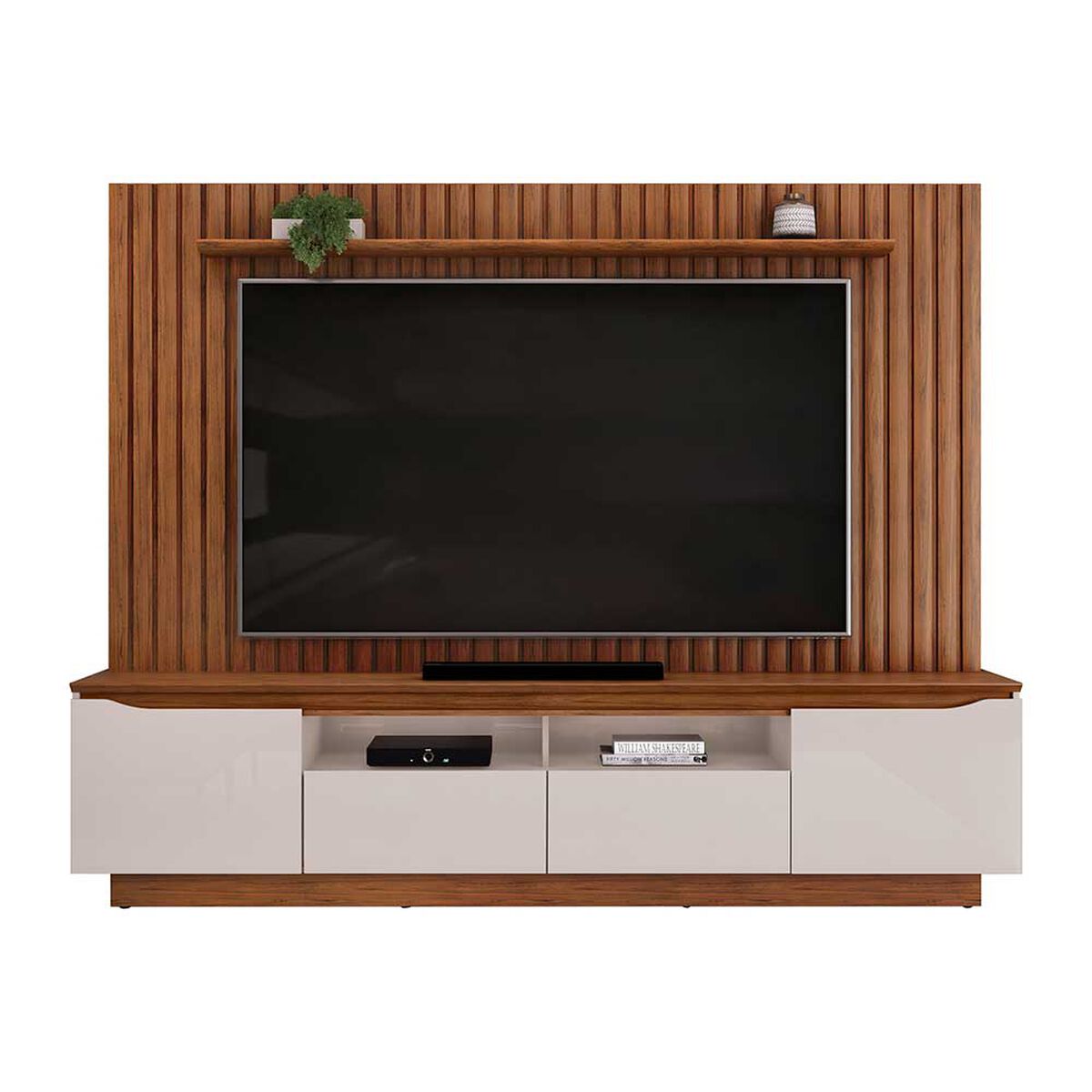 Panel TV Vekkahome Petrus Hasta 70" Caf&eacute;