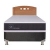 Box Spring CIC 1 Plaza New Ortopedic + Respaldo New Gales