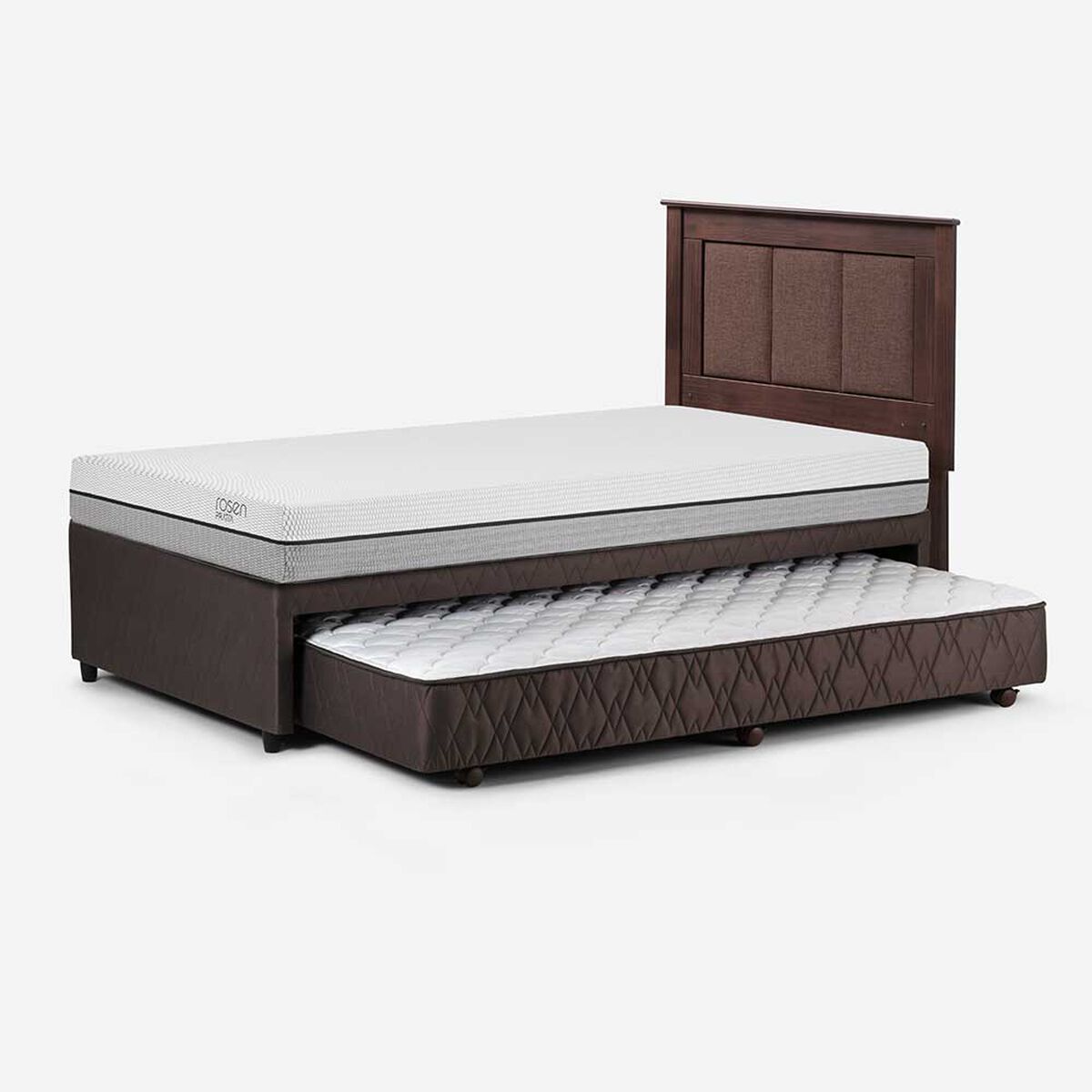 Cama Nido Rosen 1,5 Plazas Pratta + Respaldo Rachel