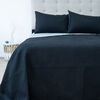 Quilt Doral Hotpress Bi-Color 2 Plazas Negro-Gris