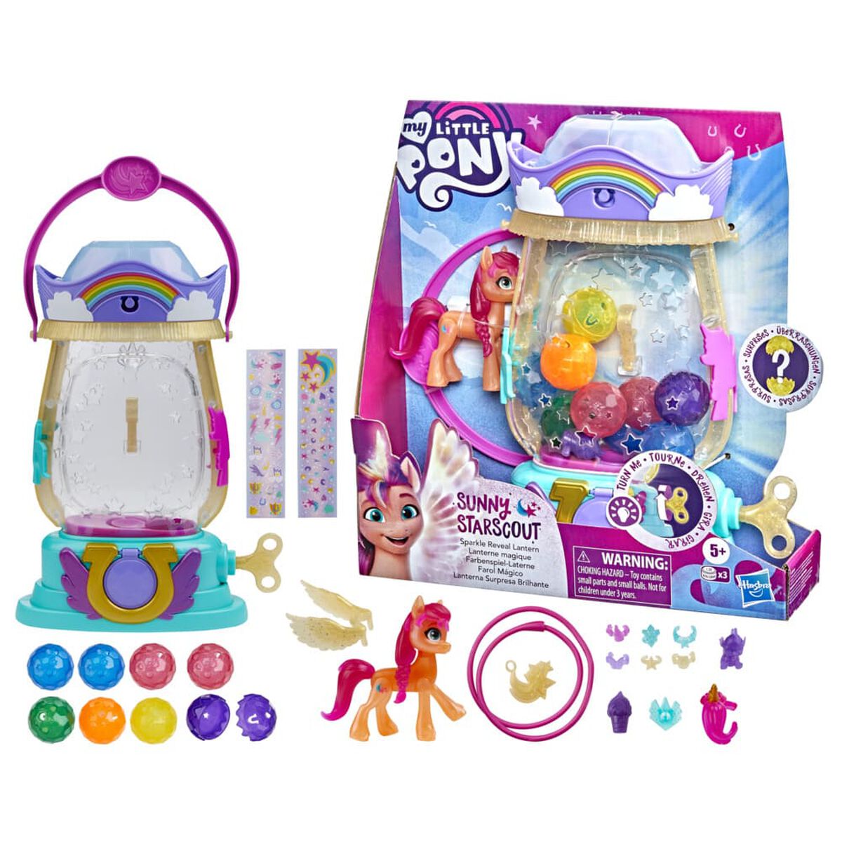 Muñeca My Little Pony Lámpara Ilumina Colores Sunny