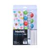 Set Cortina de Baño 2 Piezas Mashini Puntos Verde