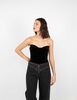 Body Strapless Terciopelo Plush Mujer Fiorucci