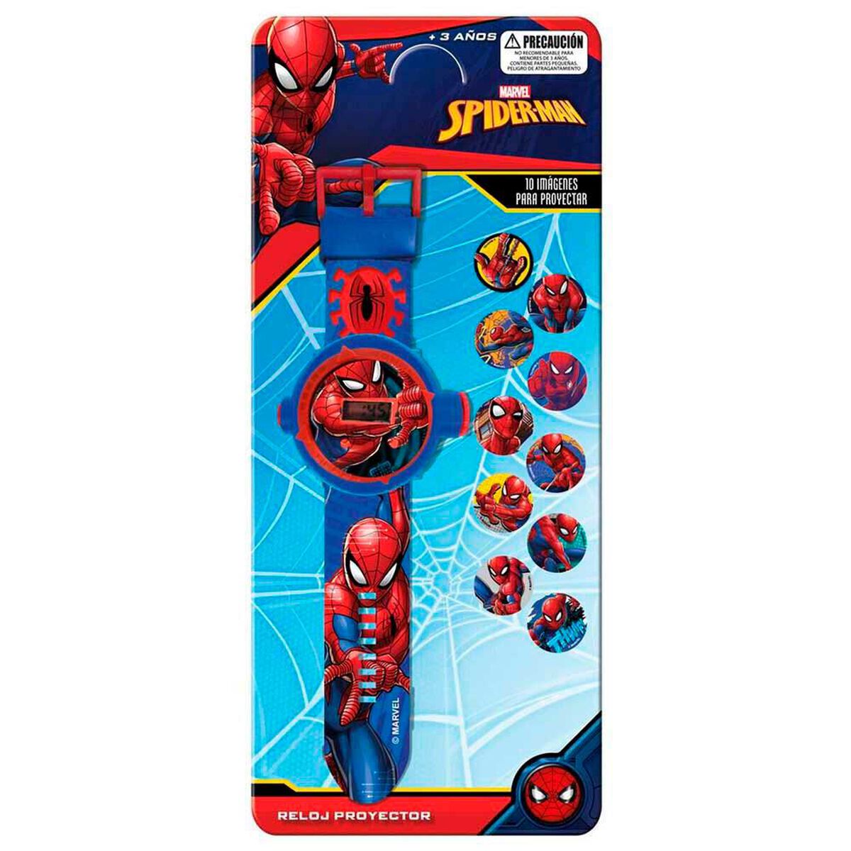 Reloj Proyector Spiderman Marvel