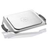 Asador Plancha Acero Inoxidable Magefesa Prisma  41 cm