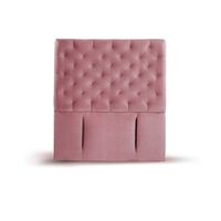 Respaldo Latam Home 1,5 Plazas Brescia Tela Velvet Palo Rosa