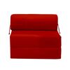 Sofá Cama Latam Home Velvet Siena 1 Cuerpo Burdeo