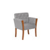 Seccional Intercambiable Latam Home Venecia 3 Cuerpos Gris + Sitial Kiel Tela Gris