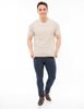 Polera Con Rayas Manga Corta Hombre Zibel
