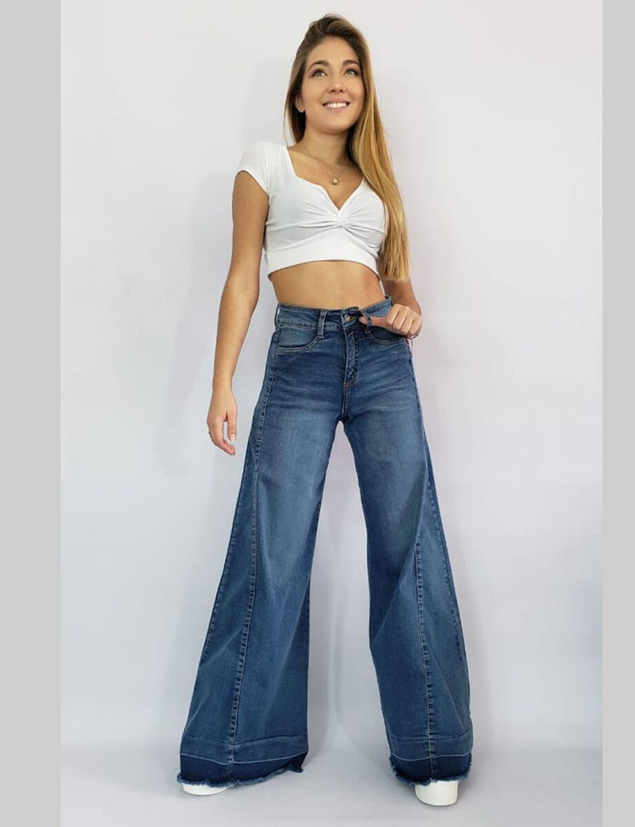 Jeans Flare Mujer Santissima