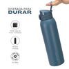 Botella T&eacute;rmica Agua Lhotse Acero Inox 3 Tapas HydroCore 1Lt Azul Oscuro
