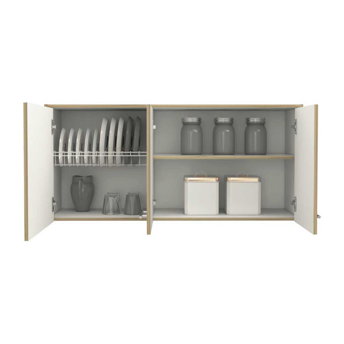 Mueble de Cocina Superior TuHome Orion 3 Puertas Duna Blanco