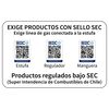 Estufa a Gas Exterior Terraza Klyma Cildro LW Negra 1,35 mts.