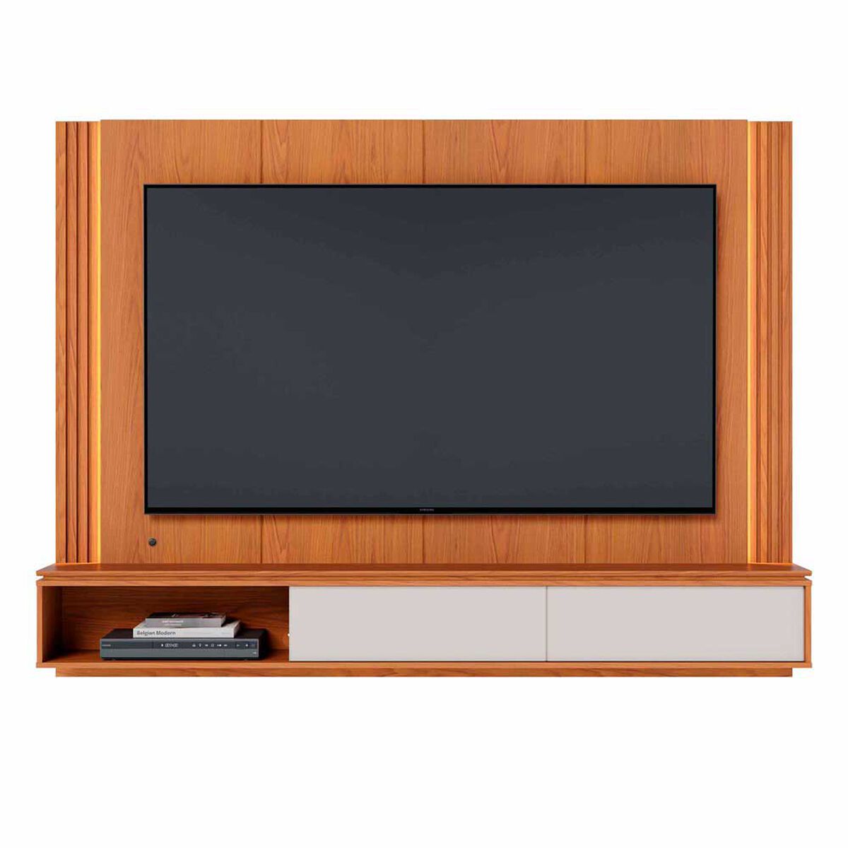Panel TV Altavision Loa Blanco y Café