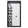 Pizarra Pl&aacute;stico Vgo Work 30 x 60 cm Negro