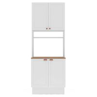 Despensa de Cocina Royal Vekkahome 4 Puertas Blanca