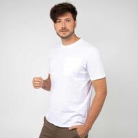 Polera Manga Corta Hombre Ypsd Blanco, Grafito, Negro