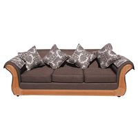 Sofá Almore Irlanda 3 Cuerpos Café