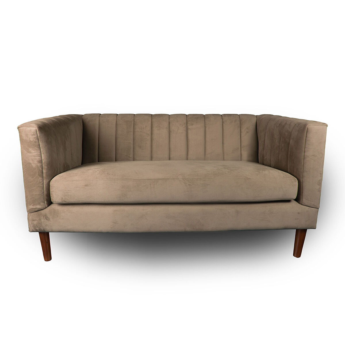 Sofá Tela Velvet Latam Home Sorrento 2 Cuerpos