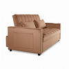 Sof&aacute; Cama Seccional Daniels Sidney 2 Cuerpos Caf&eacute;