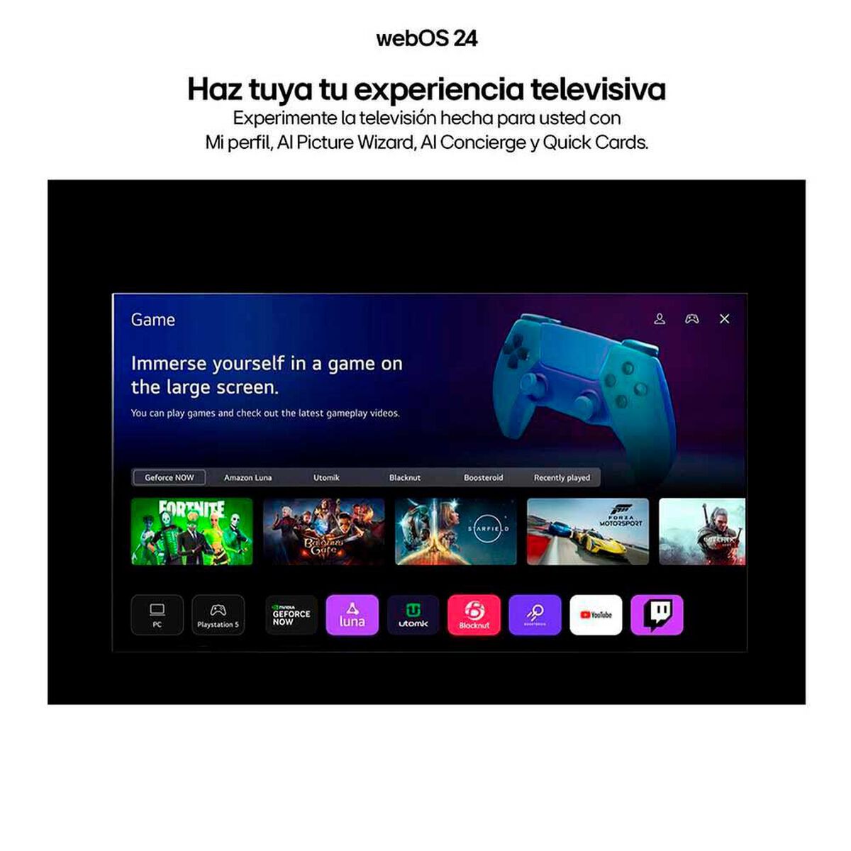 Smart TV QNED 55" LG 4K UHD Webos 55QNED80TSA