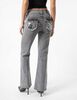 Jeans Flare Lentejuelas Bolsillo Mujer Soviet