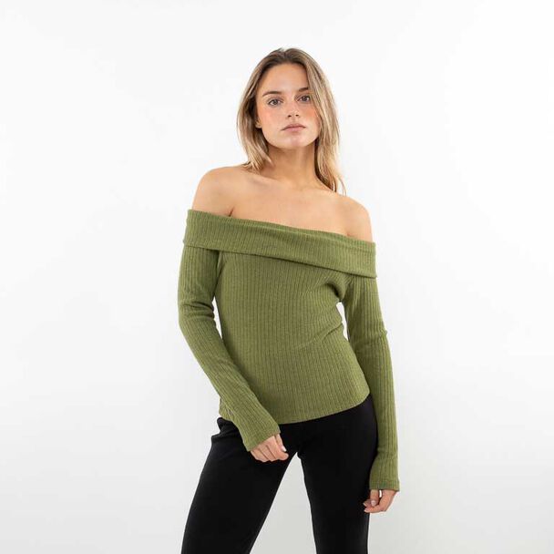 Sweater Bardot Mujer Icono